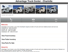 Tablet Screenshot of m.advantagetruckcenter.com